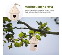 Artigianato fatto a mano appeso nido d'uccello a forma di torre letto per