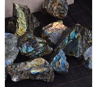 Artigianato in pietra Ornamento di pietre preziose grezze Pietra di luna naturale colorata Pietra di labradorite Campione di pietra ornamentale didattico Collezioni di casa ( Color : Multi Colored , S