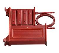 Artigianato Miniatura Legno Casa di Bambola Vanità Comò Mobili di Design Europeo Per 1/12 Scala Scena Decorazione Gabinetto Europeo