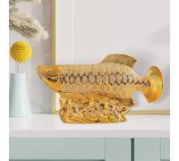 Artigianato moderno della scultura della statua del pesce per la decorazione