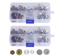 artigianatoborse, borse, vestiti, pelle, Bottoni magnetici Bottoni automatici per borsetta Chiusura magnetica per borsa Bottone con scatola portaoggetti per cucito Clothing Accessories