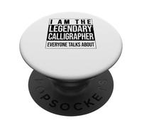 Artigiani Compleanno nato Calligrafo PopSockets PopGrip Adesivo