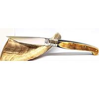 artigiano Ghiani Coltello SARDO PATTADA Artigianale Manico in Corno Collezione Tascabile da Caccia 53186