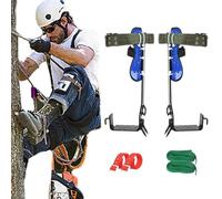 Artigli Arrampicata Albero - Strumento Regolabile Professionale, Pedali Antiscivolo Confortevoli Sicuri | Attrezzature Di Arrampicata Per Giardinaggio Foresta Taglio Rami Lavoro Esterno Altezza