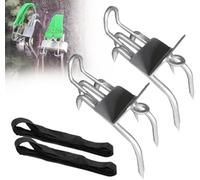 Artigli da arrampicata su alberi, punte di scarpe da arrampicata,Attrezzatura per artiglio di gatto portatile, kit di arrampicata per alberi per attività all'aperto, raccolta di frutta e noci (D)