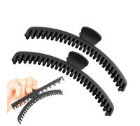 Artigli per capelli, clip artigli di scarpe, 2 pezzi portatili piccoli clip per capelli fritti - pin di capelli a banana, barre grandi, spille sottili, adhe forte
