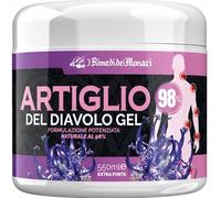Artiglio del Diavolo Extra Forte 550ml con Arnica e Capsico, Arnica e Artiglio del Diavolo Gel per Massaggi Locali Rilassanti su Muscoli e Articolazioni Made in Italy | Rimedi dei Monaci