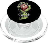 Artiglio del mostro che tiene il bulbo oculare insanguinatos PopSockets PopGrip per MagSafe