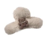 Artiglio per capelli di orso dei cartoni animati - Fermagli per capelli di orso di peluche grande | Barrette divertente e funzionale | Ottimo per l'uso quotidiano | Perfetto per donne e ragazze | Usi