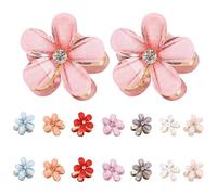 Artiglio per capelli, fermaglio per capelli, Clip per ganasce antiscivolo 16X con strass, Piccole clip, fermacapelli con presa forte per donne e ragazze, per capelli sottili