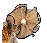 Artiglio per capelli, fermaglio per capelli floreale - Artigli per capelli con fiori a rete,Fermacapelli per coda di cavallo da fata, fermaglio per capelli antiscivolo, mollette per capelli da donna