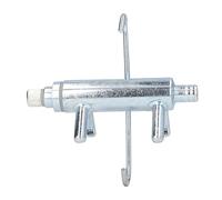 Artiglio per la mungitura delle mucche, diametro 16 mm, collettore per mungitrice da latte per bovini da latte, strumento in ferro zincato con grande coppa e design a gancio per la