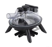 Artiglio per mungitura, capacità 240 cc, accessorio per mungitrice in plastica per una raccolta efficiente del latte e controllo della pressione dell'aria, adatto per l'allevamento lattiero-caseario