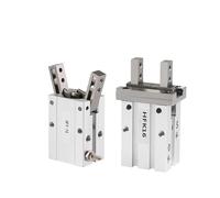 artiglio pneumatico del cilindro del dito pneumati Cilindro pneumatico a dito HFY/HFR/HFZ/HFK, artiglio ad aria da 180 gradi, foro 6-40 mm(Bore 20mm)