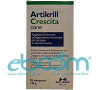 Artikrill Crescita Cane 90 Compresse NBF Lanes Sviluppo Osteomuscolare Cucciolo