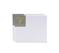 ARTIKUM 2X Lino Premium 40x50cm | Tela su Telaio a barella 40 x 50 cm | Tela 100% Lino ±430 g/m² Tripla innescata, pronta a dipingere Telaio a barella con Tela