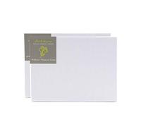 ARTIKUM 2X Lino Premium 50x70cm | Tela su Telaio a barella 50 x 70 cm | Tela 100% Lino ±430 g/m² Tripla innescata, pronta a dipingere Telaio a barella con Tela