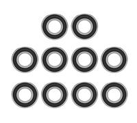 Artillery Cuscinetti a Sfera,10 pezzi 6002-2RS Cuscinetto a Sfera Scanalati Sigillati in Gomma,15x32x9 mm Cuscinetti in Acciaio a Doppia Schermatura in Miniatura per Motori, Stampanti 3D