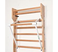 ARTIMEX Barra per trazioni agganciabile alla spalliera Svedese - utilizzata in Case, palestre o Centri Fitness per Allenamento e Fitness, codice 248 (Bianco)