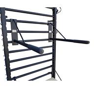 ARTIMEX Parallele in Metallo per spalliera - Utilizzato in Case, palestre o Centri Fitness per Allenamento e Fitness, codice 270-FI (Nero)