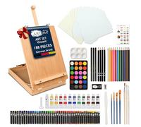 Artina 188 Pezzi Set Pittura per Bambini e Adulti con Cavalletto completo