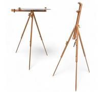 Artina Cavalletto per pittura - Cavalletto portatile per artista e supporto regolabile in legno - Cavalletto per pittura e disegno da viaggio per esposizione di cartelli di nozze - Porto