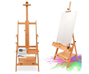 Artina Cavalletto per pittura professionale da campagna e da studio Legno | massello di faggio stabile e robusto per dipingere o disegnare per artisti o amatori pieghevole telaio pittore Napoli