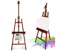 Artina Cavalletto Pittura Professionale Barcelona - Cavalletto per Dipingere Supporto Tele 120cm - 225cm Altezza Regolabile Cavalletto Legno di Faggio FSC© Cavalletti in Legno Artisti Matrimoni Eventi