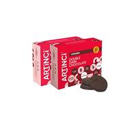 Artinci Double Dark Chocolate Keto Cookies | Sugar-Free Biscuit | Diet Snacks for Healthy Living Low Carb Ingredients (185gm) (Pack of 2)