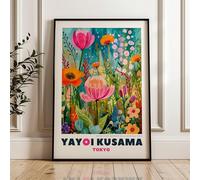 ARTINSPIRIO Poster artistico di Yayoi Kusama (solo poster, 50 x 70 cm)