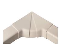 Artiplastic Angolo Interno Regolabile Per Canalina Condizionatore Mono E Dual Split, Raccordo Regolabile 80°-105°, Pvc Bianco Ral 9001, 80x60mm, 1 Pezzo