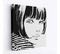 Artis Laboratory Poster Riproduzione Crepax 50x50cm Valentina - Stampa su Tela Artistica SENZA CORNICE, Quadri Moderni Soggiorno, Arredo Casa Ufficio, Eco-Friendly, Made in Italy