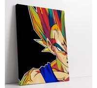 Artis Laboratory Poster Riproduzione Dragon Ball 100x150cm Vegeta - Stampa su Tela Artistica SENZA CORNICE, Quadri Moderni Soggiorno, Arredo Casa Ufficio, Eco-Friendly, Made in Italy