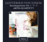 Artis-Quartett Wien Streichquartette Nos. 1, 3 and 5 (Artis-quartett) (CD) Album