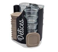 Artisan 3d Seb Multidelices, contenitore per yogurt, 12 barattoli e coperchi per yogurt