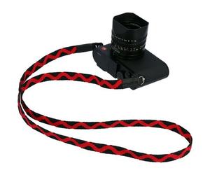 Artisan&Artist A ACAM-318 BKRE Cinghia per fotocamera in seta extra lunga nera/rossa