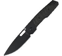 ARTISAN Gambit ATZ-1874G S90V Black Black Titanium and Carbon fiber inlay 1874G-BCF