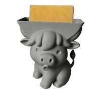 Artisan Highland Cradle, supporto per spugna a forma di stampata in 3D, accessorio per lavello da 10,9 cm con struttura rigida, supporto per la pulizia del bestiame, organizer da cucina con