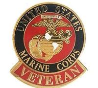 Artisan Owl United States Marine Corps USMC Veteran Pins (Pin di Veterano)