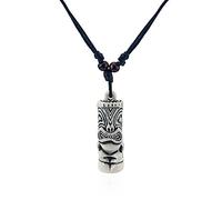 Artisanal Collana Tiki Polinesiana Maori - Gioiello Tribale Surf, Spiaggia, Vacanze., polvere ossa di yack