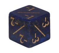 Artisanal Crystal Preciousstone Play Die con faccia anti-graffio esemplare per concorsi strategici e esposizione artistica permanente Play Die