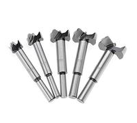 ArtisanShow - Set di 5 punte da trapano professionali Forstner, 15 mm-35 mm, per la lavorazione del legno, per la foratura del legno e per la lavorazione del legno