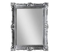 artissimo Specchio da parete in argento antico, barocco, 90 x 70 cm, anticato, stile barocco, 3057