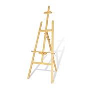 Artist Easel, A Frame Wooden Easel 150cm High Portable Folding Floor Art Easel, Lightweight & Durable Studio Display Easel for Drawing, Sketching