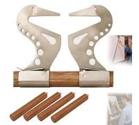 Artist Hand Support Bridge, Support Mahlstick for Painting, Adjustable Metal Wrist Rest, Artist Hand Bridge for Canvas Drawing Art Detail Work, Easel Bar