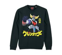 ARTIST MARKET Felpa Girocollo Limited Edition UFO Robot Goldrake - Unisex Nero (IT, Testo, S, Regular, Regular, Standard, Nero)