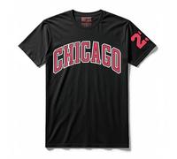 ARTIST MARKET Maglietta T-Shirt 100% Cotone Chicago Basket 23 (IT, Testo, M, Regular, Regular, Standard, Nero)