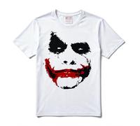 ARTIST MARKET T-Shirt Girocollo Joker 100% Cotone (IT, Testo, L, Regular, Regular, Standard, Bianco)