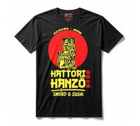 ARTIST MARKET T-Shirt Hattori Hanzo Special Edition 100% Cotone Organico (Nero, M)
