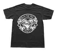 Artist Normal Fit The Bouncing Souls Unisex 100% Cotton Short-Sleeve T-Shirts Black XXL